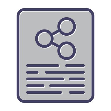 Paylaş. Web simgesi vektör illüstrasyonu