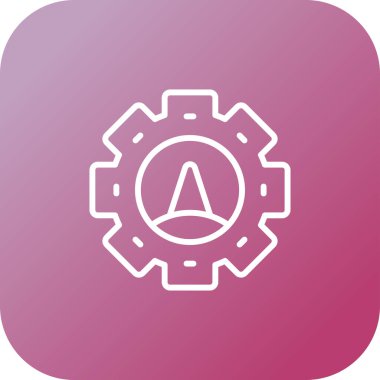 Hız göstergesi veya Tachometer simgesi. Beyaz Hız Sembolü İzole Edildi 