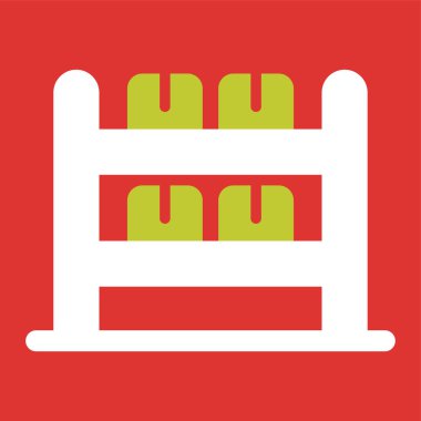 Stok simgesinin vektör illüstrasyonu