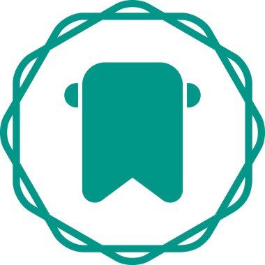 Yer İmi simgesinin vektör çizimi