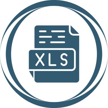 xls dosya biçimi simgesi web basit illüstrasyon