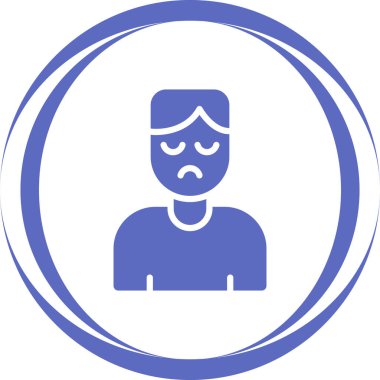 Hasta web simgesi vektör illüstrasyonu