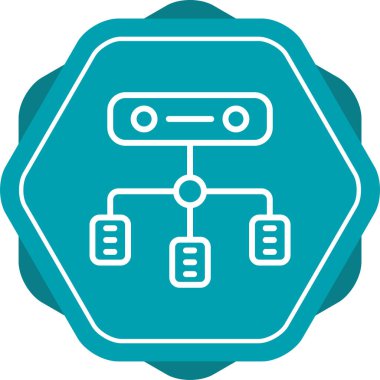 Yük dengeleyici. Web simgesi basit illüstrasyon