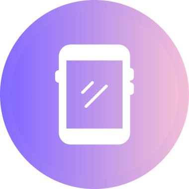 akıllı telefon simgesi, vektör illüstrasyonu basit tasarım