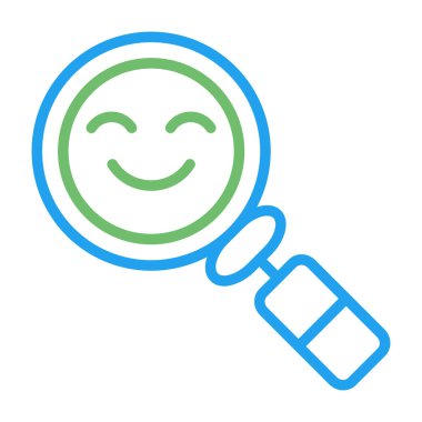 Duygusal Analiz simgesi, vektör illüstrasyonu