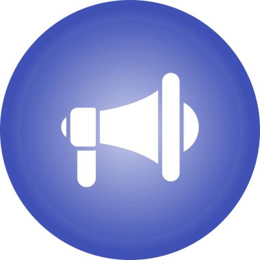 Moda tarzında konuşmacı simgesi. Megafon.