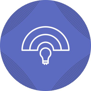  Yaratıcı ampul simgesi. vektör çizimi tasarımı