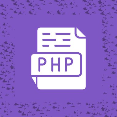 PHP Dosya Biçimi Vektör Simgesi