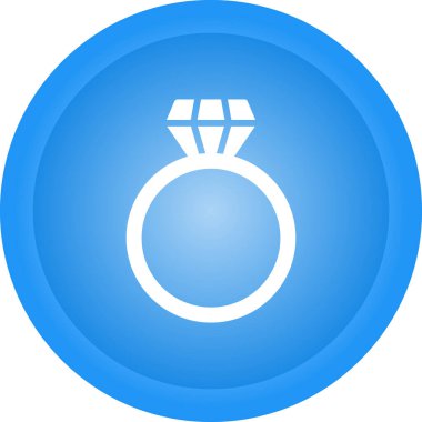 Elmas halka vektör simgesi