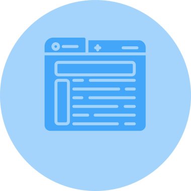 Düzen tasarımı ikon vektör illüstrasyonu