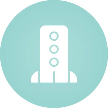 Modem simgesi web basit illüstrasyon