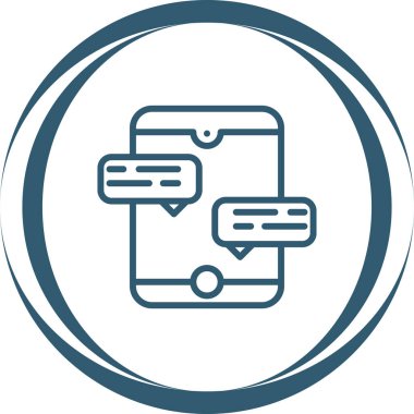 Metin Satır vektörüyle Konuşma Baloncuğu