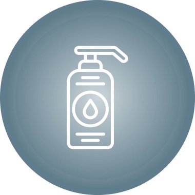 El dezenfektanı simgesinin vektör çizimi