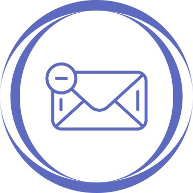 Simge işaret vektörü illüstrasyonunu sil 