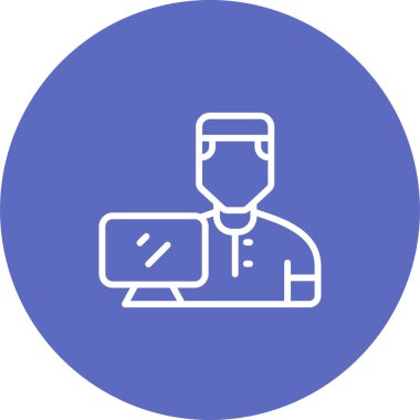 kullanıcı web simgesi, basit vektör illüstrasyonu