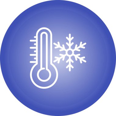 termometre ağ simgesi vektör çizimi 