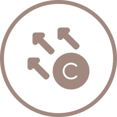 Şekil Değiştiren simgesinin vektör çizimi