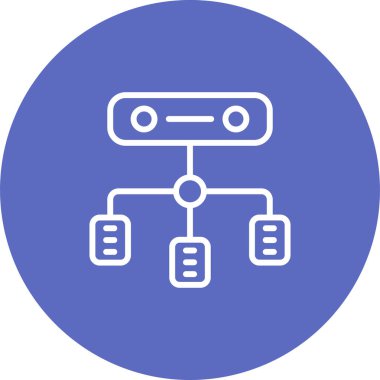 Yük dengeleyici. Web simgesi basit illüstrasyon