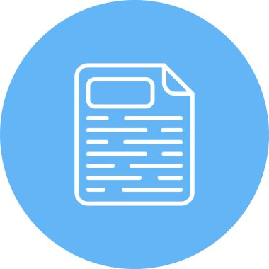 Sayfa Yüzleşmesi simgesinin vektör çizimi