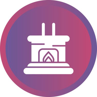 Fırın simgesinin vektör illüstrasyonu