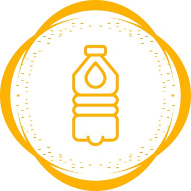 su şişesi ikonu tasarımı vektör çizimi 