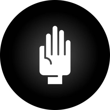 el simgesi, vektör illüstrasyonu basit tasarım