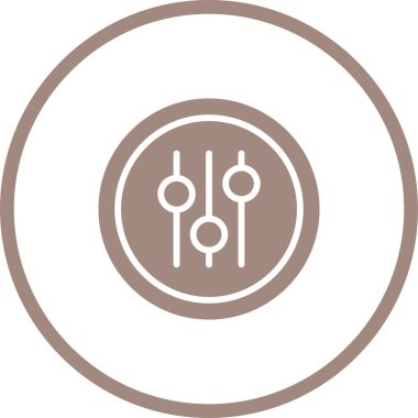 Ses ekolayzer simge vektör çizim