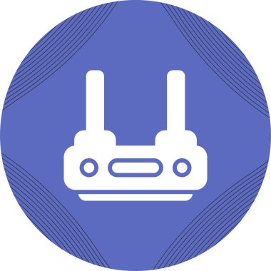 router vektör simgesi, tasarım taslağı 