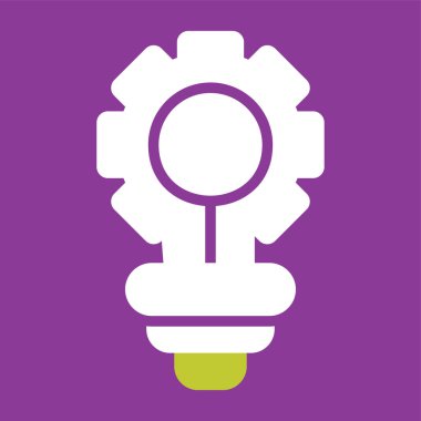  Ampul simgesi. vektör çizimi tasarımı