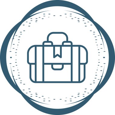 Evrak Çantası'nı web simge vektör çizim