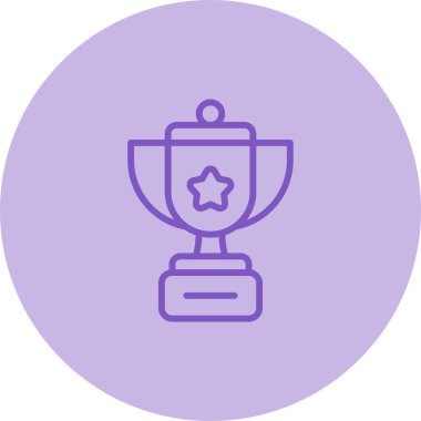 kupa web simgesi vektör illüstrasyonu 