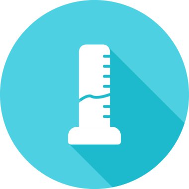 Mezuniyet Silindiri simgesinin vektör illüstrasyonu