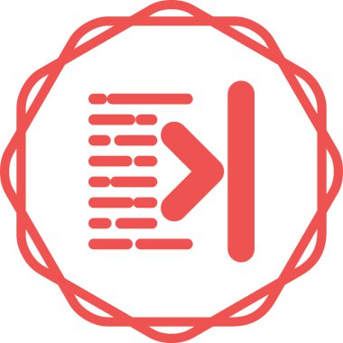 Geçiş simgesinin vektör illüstrasyonu