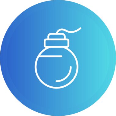bomba ikonu web basit vektör çizimi