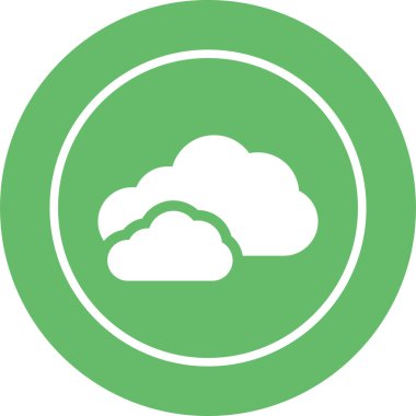 cloud web icon simple illustration
