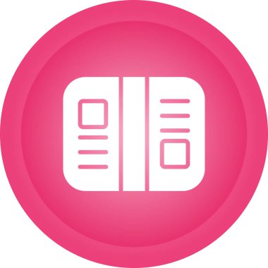 Kutu simgesi vektör illüstrasyonu