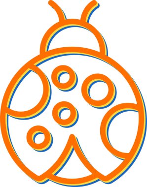 Uğur böceği vektör illüstrasyonuName