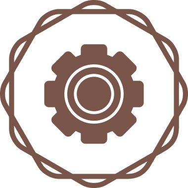 ayar simgesi, vektör illüstrasyonu