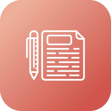 Sözleşmeli ağ simgesi, vektör illüstrasyonu