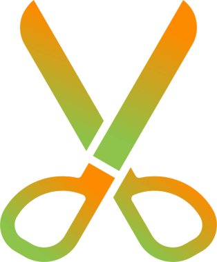 Scissors icon, vector illustration simple design