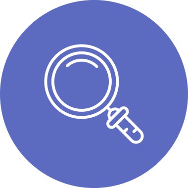 Büyütme cam simgesi vektör illüstrasyonu  