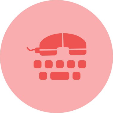 Teletype, mesaj, çağrı simgesi vektör görüntü. Telefon ve iletişim için de kullanılabilir. Web uygulamalarında, mobil uygulamalarda ve basılı medyada kullanıma uygundur.