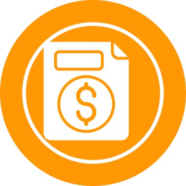 belge web simgesi vektör illüstrasyonu