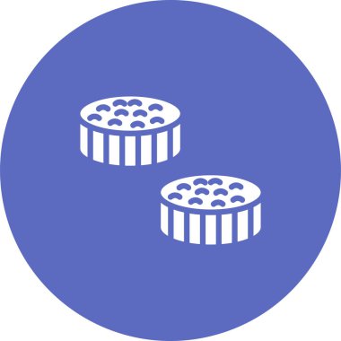 Suşi simgesinin basit web çizimi