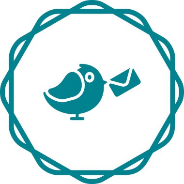 Posta güvercini çizgisi simgesi, ana hat vektör işareti, beyaz üzerine izole edilmiş doğrusal resim. Güvercin Sembolü, logo çizimi. Düzenlenebilir felç. Piksel mükemmel