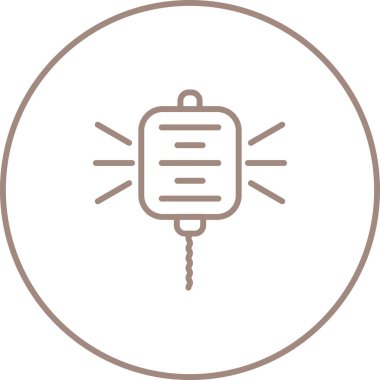 Polis Radyo simgesinin vektör illüstrasyonu