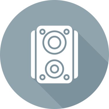 hoparlör ağ ikonu vektör illüstrasyonu 