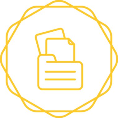 dizin web simgesi, basit vektör illüstrasyonu