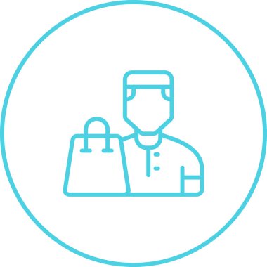 kullanıcı web simgesi, basit vektör illüstrasyonu