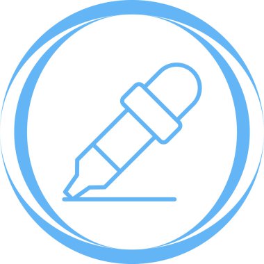 Göz damlası Simgesi Düzlüğü. Vektör Göz Damlası Sembolü